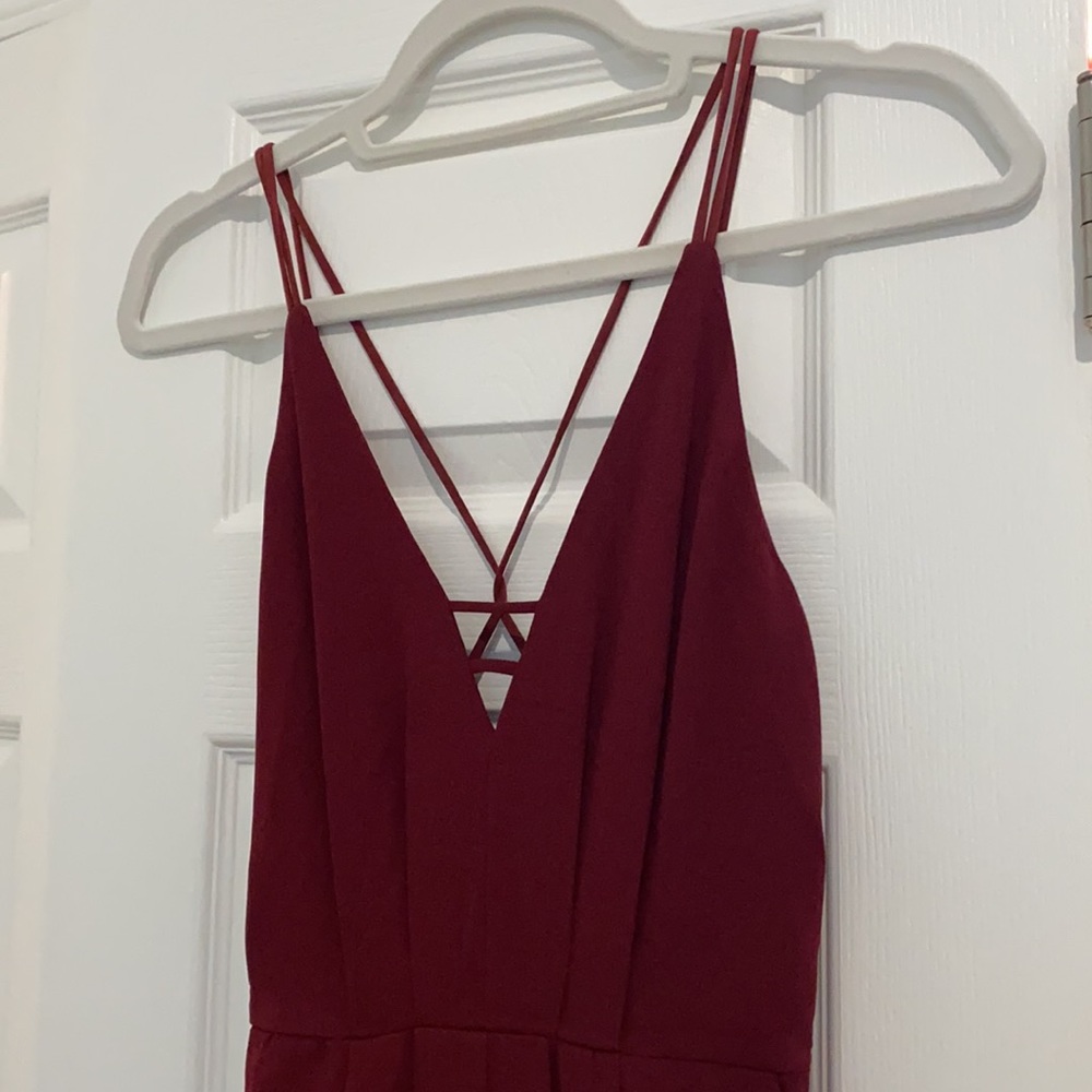 Red Jumpsuit - Picture 4 of 9